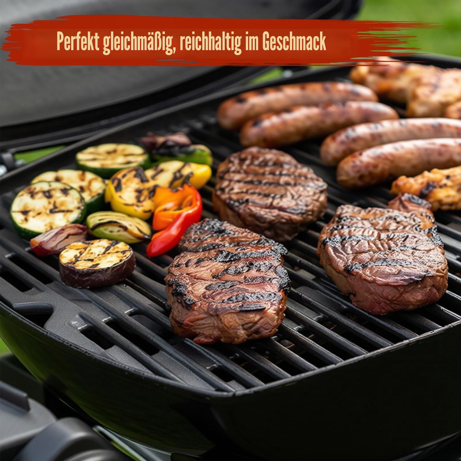 Denmay Grillrost Gusseisen für Weber Q300 Q320 Q3000 Q3200 Serie 63,5x45,2cm 2 Stück