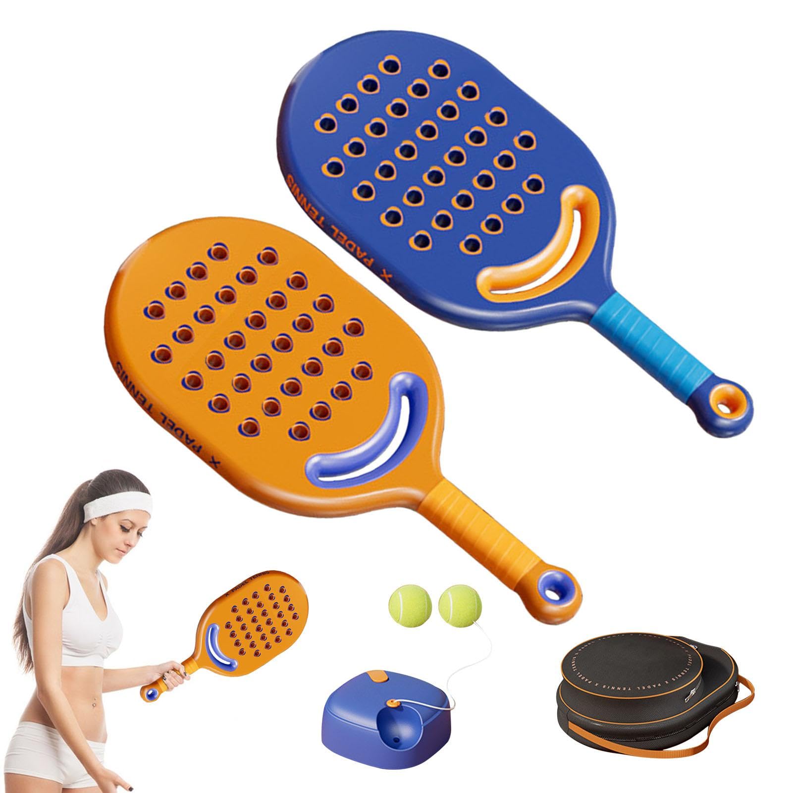 Palla da Tennis Rimbalzante per Allenamento Kit Portatile di Allenamento | Solo Attrezzo Rimbalzante da Tennis Portatile con Corda Elastica Lunga per Adulti e Bambini