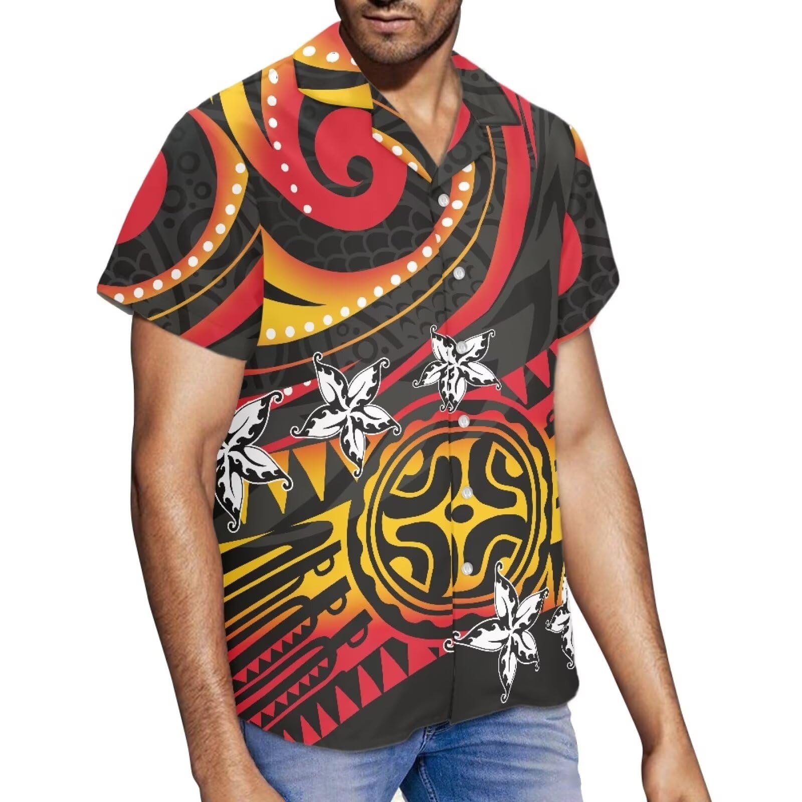 Abiti hawaiani abbinati per coppie, abito polinesiano e camicia da uomo abbinabili abiti per coppie abiti per la famiglia
