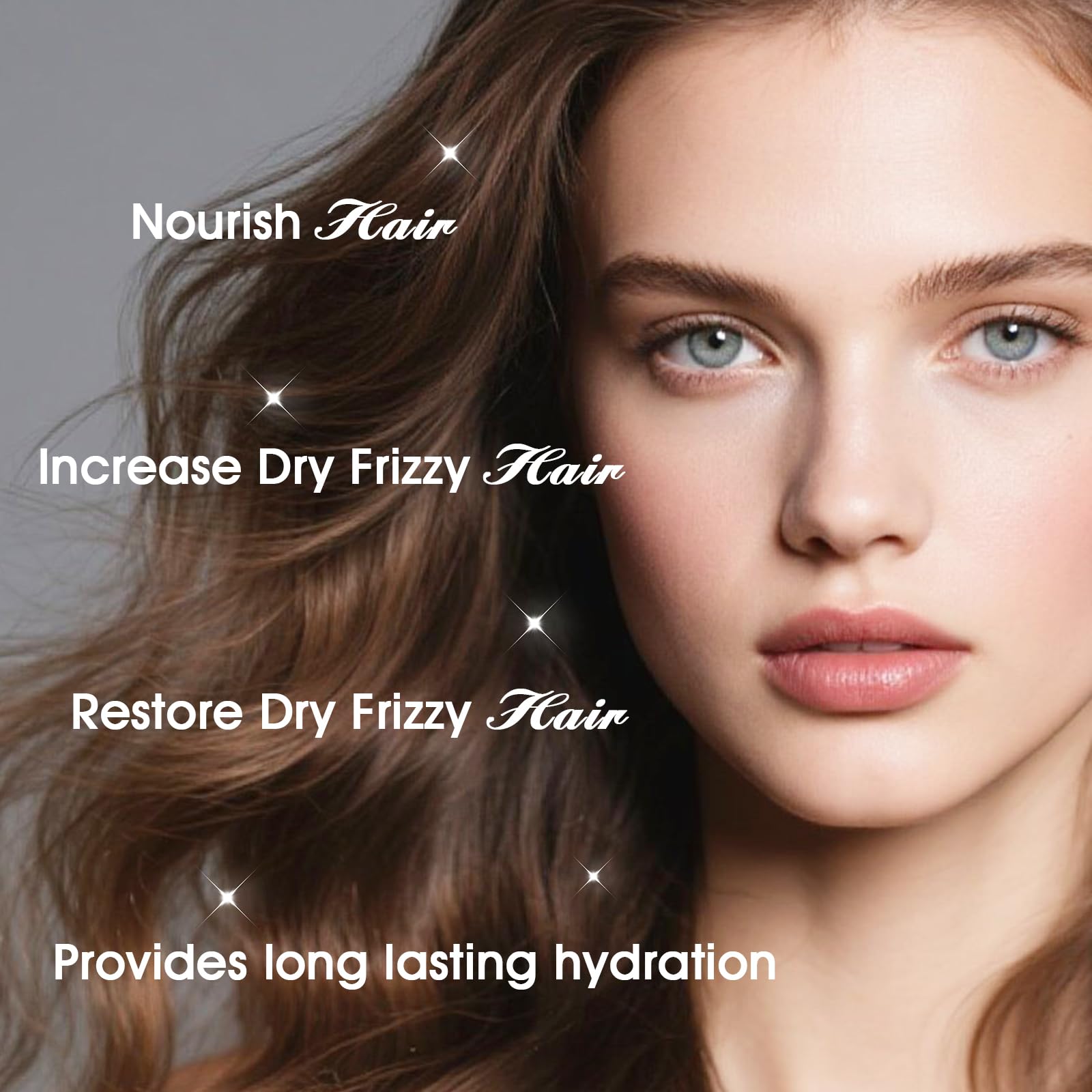 Hair Treatment Serum - 100 Capsules Hair Care Vitamins - No Rinse - With Argan Macadamia & Avocado Oils - Vitamins A, E, & Pro B5 - Hair Oil Conditioner for Women & Men