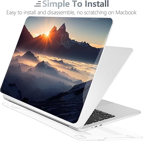 Miniatura 176 de Batianda Funda prémium para MacBook Air de 15 pulgadas 2025 M4 2024 2023 con chip M3 M2 modelo A3241/A3114/A2941, carcasa rígida diseñada