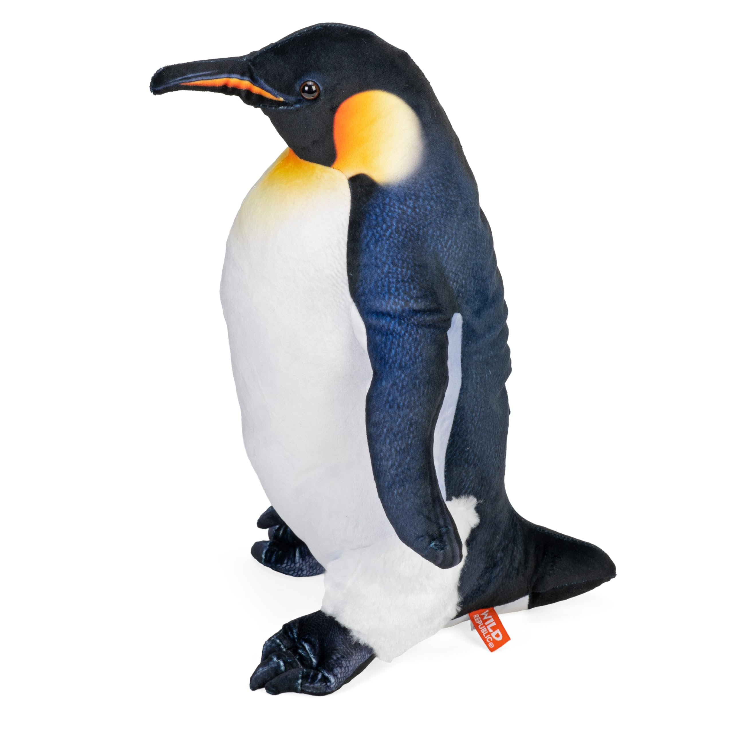 Wild Republic Artist Collection Pinguino Imperatore, Regalo per Bambini, 38 cm, Peluche, riempimento da Bottiglie d'Acqua riciclate
