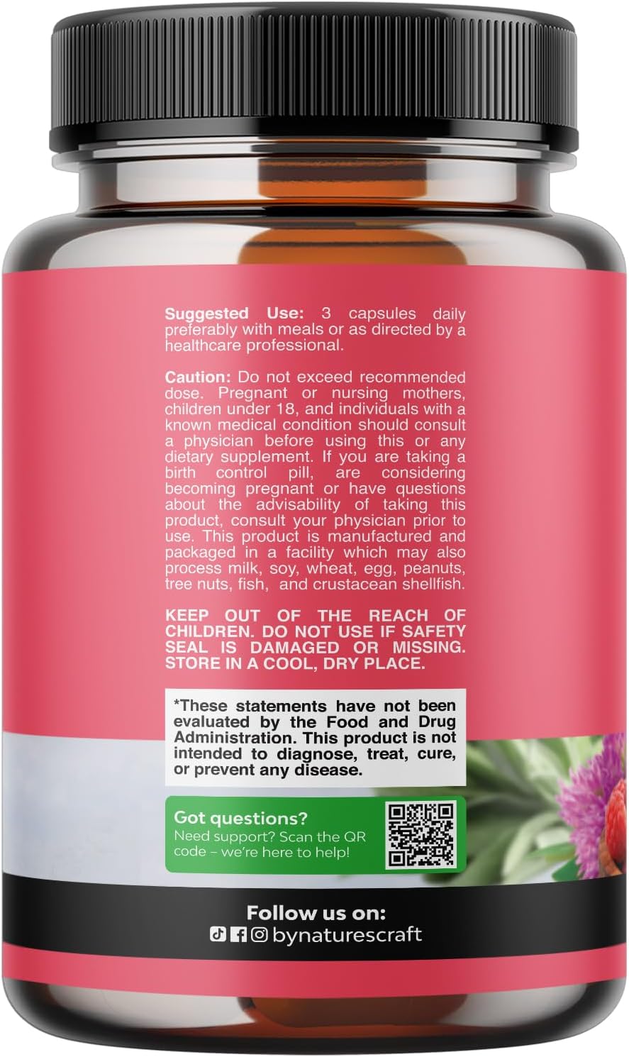 Complete Herbal Menopause Supplement for Women - Multibenefit Menopause Ease Hormone Balance for Women for Night Sweats Mood and More with Dong Quai Vitex Chaste Berry and Black Cohosh - 90 Count - Image 2