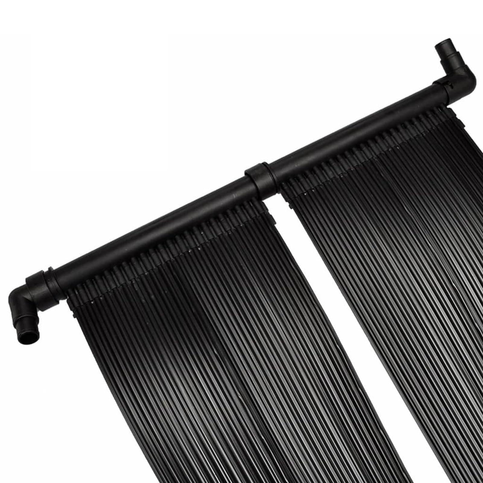 Gecheer Pannelli Solari per Riscaldamento Piscina, 8 Pezzi 80 x 620 cm, in plastica Resistente UV, riscaldatore Solare per Acqua Piscina, Compatibile con Pompe Standard, per Piscine domestiche