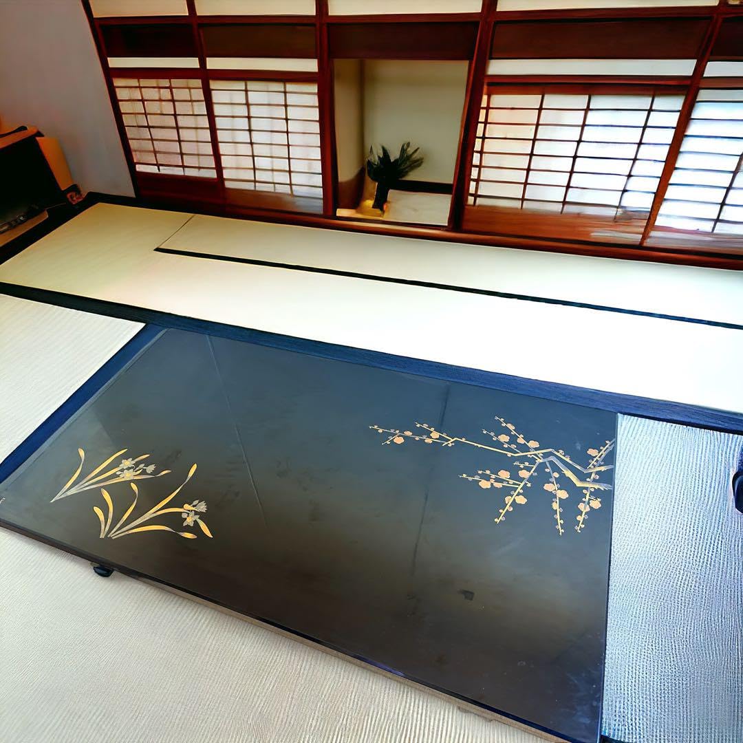 Amazon.co.jp: 輪島塗 座卓 机 テーブル 4人向け 角型 : ホーム＆キッチン