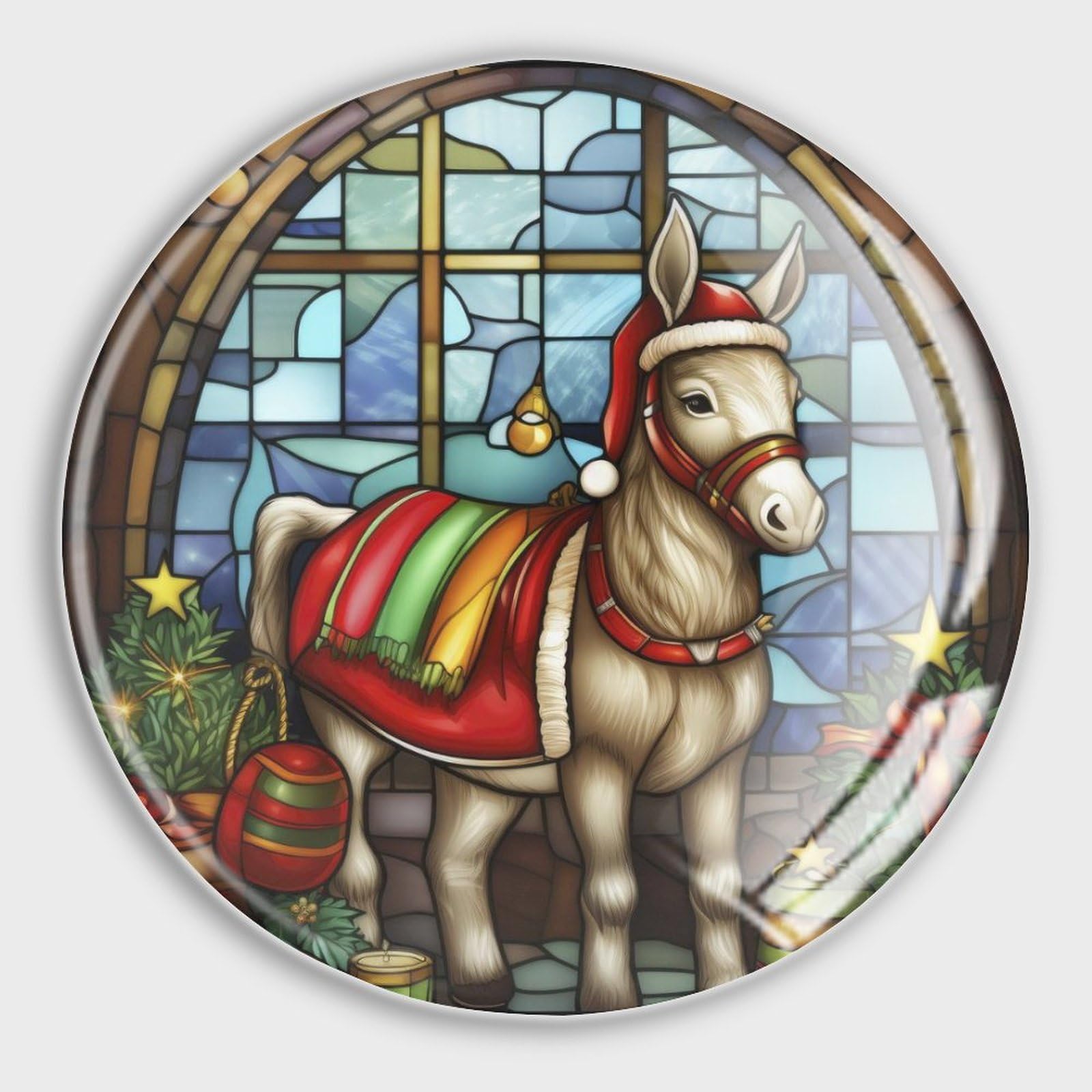 Aimants pour réfrigérateur en verre teinté pour tableau blanc