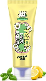 CHASIN' RABBITS Perfume Hand Cream Peace Green Citrus Scent | Moisturizing Hand Lotion & Dry Hand Cream | Multi-Functional & Vegan Hand Moisturizer with Shea Butter (1.69 fl oz)