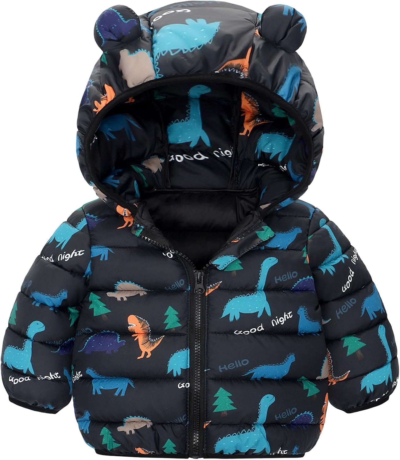 Happy Cherry Infant Boy Girl Puffer Jacket Cute Coats Winter Windproof Snowsuits Warm Outerwear