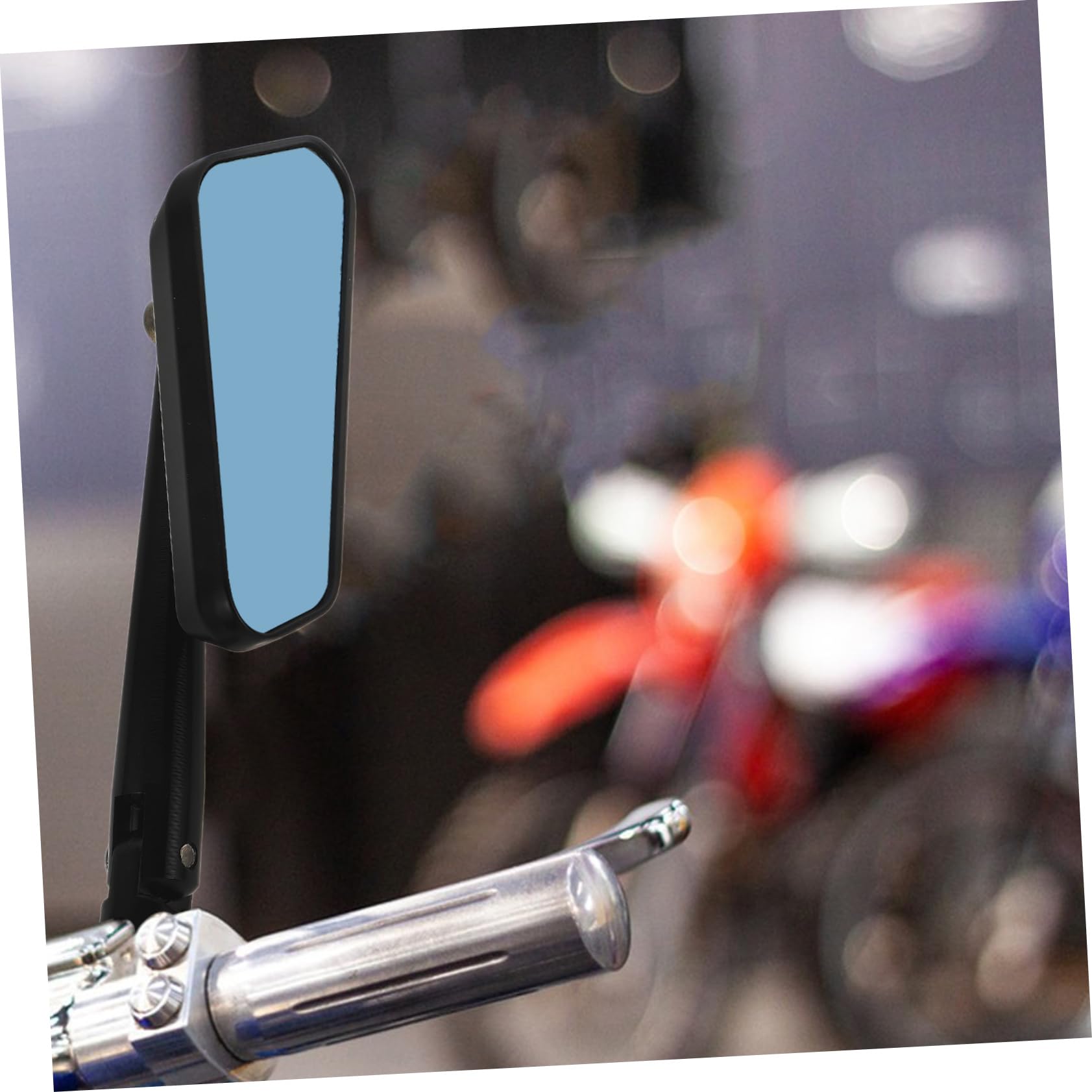 Gatuida Specchietti Retrovisori per Bicicletta da Manubrio, Lega di Alluminio Nero, Regolabili, Ampia Compatibilità per Modifica Veicoli a Motore e Veicoli Elettrici