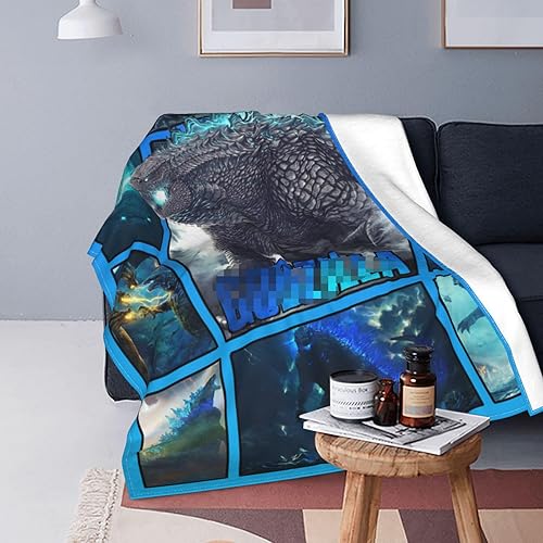 Miniatura 2 de Manta de franela súper suave y acogedora de 60 x 50 pulgadas, ligera, mullida, cómoda, texturizada, manta de felpa cálida para sofá, cama