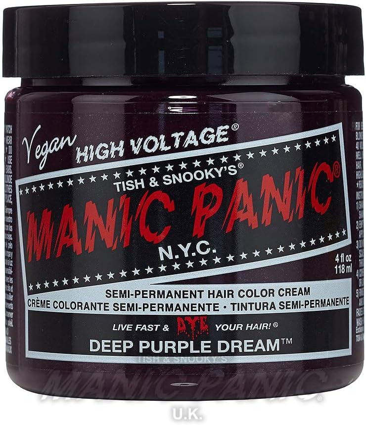 Classic High Voltage Deep Purple Dream 118ml - Semi-Permanent Dye Cream