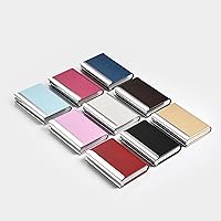 Vista 2 de Tarjetero para tarjetas de negocio para grabado, Rosado