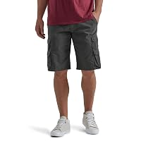 Wrangler Men's Authentics Premium Cargo Short, Anthracite Twill