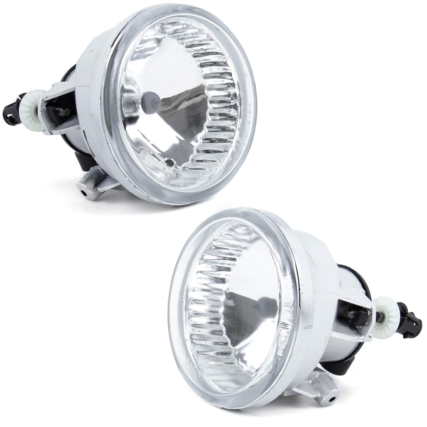 RP Remarkable Power, FL7124 Fit For 2000-2009 Prius Highlander Echo MR2 Spyder/Scion xA Chrome Black Bezel Fog Light Kits