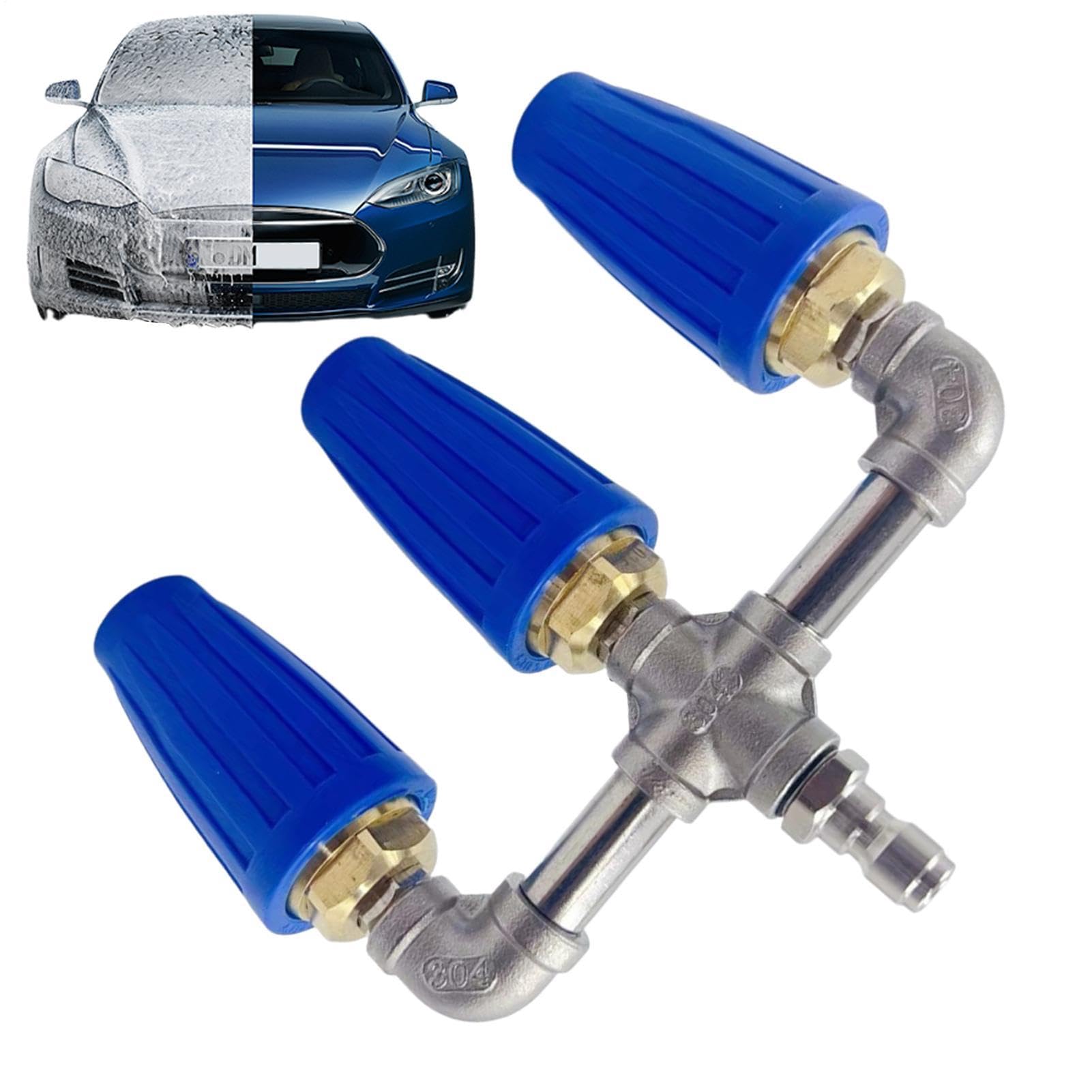 Ugello Turbo di Ricambio per Idropulitrice Ricambio Ugello Turbina 4000 PSI | Ugello Turbo Idropulitrice per la Pulizia Terrazze, Pavimenti, Finestre e Lavaggio Auto