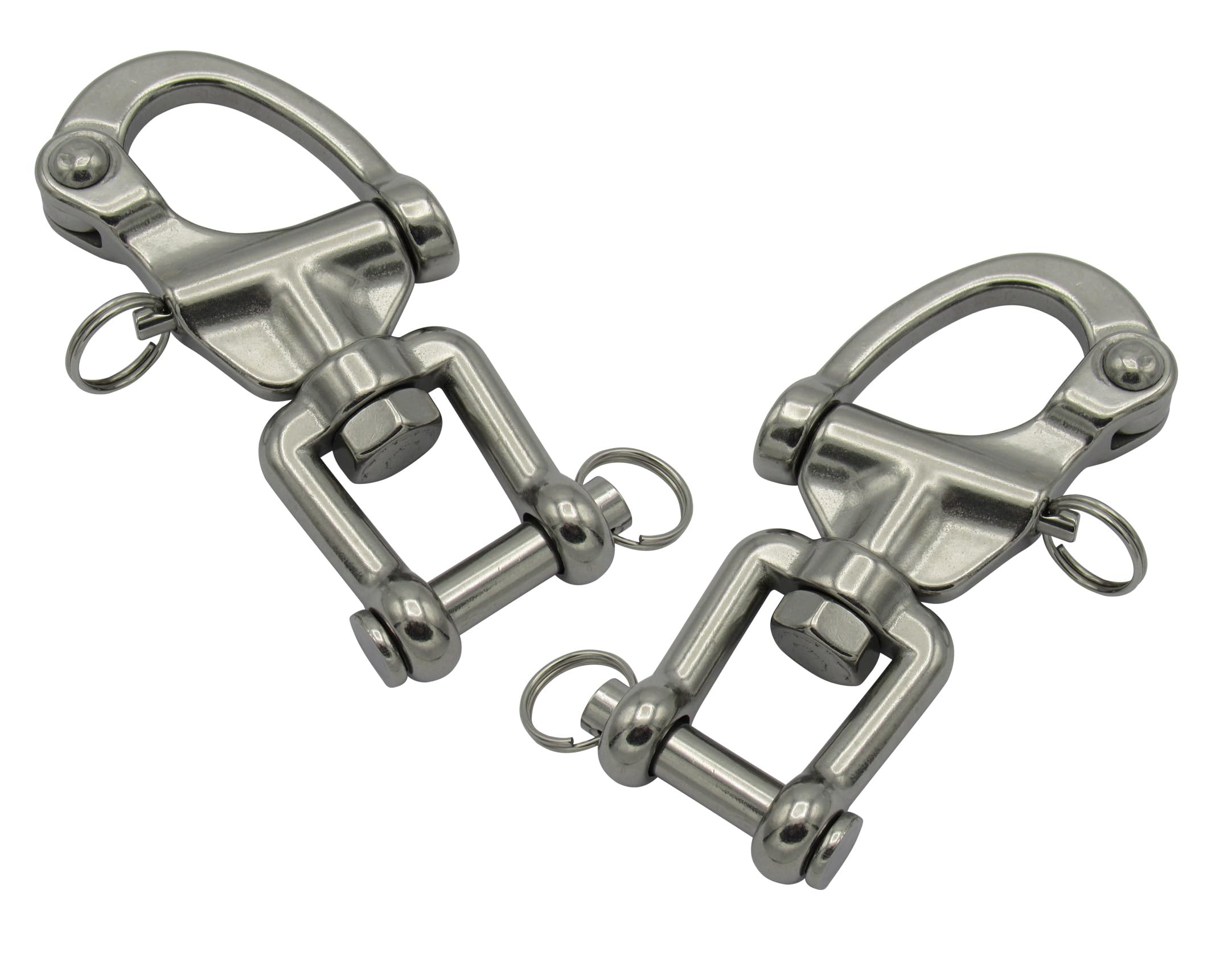 Quick Release Safety Shackles X2 (Large Small Horse Harness Snap Hook Carriage) (Large)