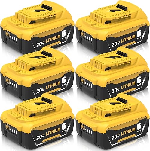 TUKOPK Paquete de 2 baterías de repuesto para Dewalt de iones de litio de 20 V 10.0 Ah, alta capacidad, 10,000 mAh, repuesto para