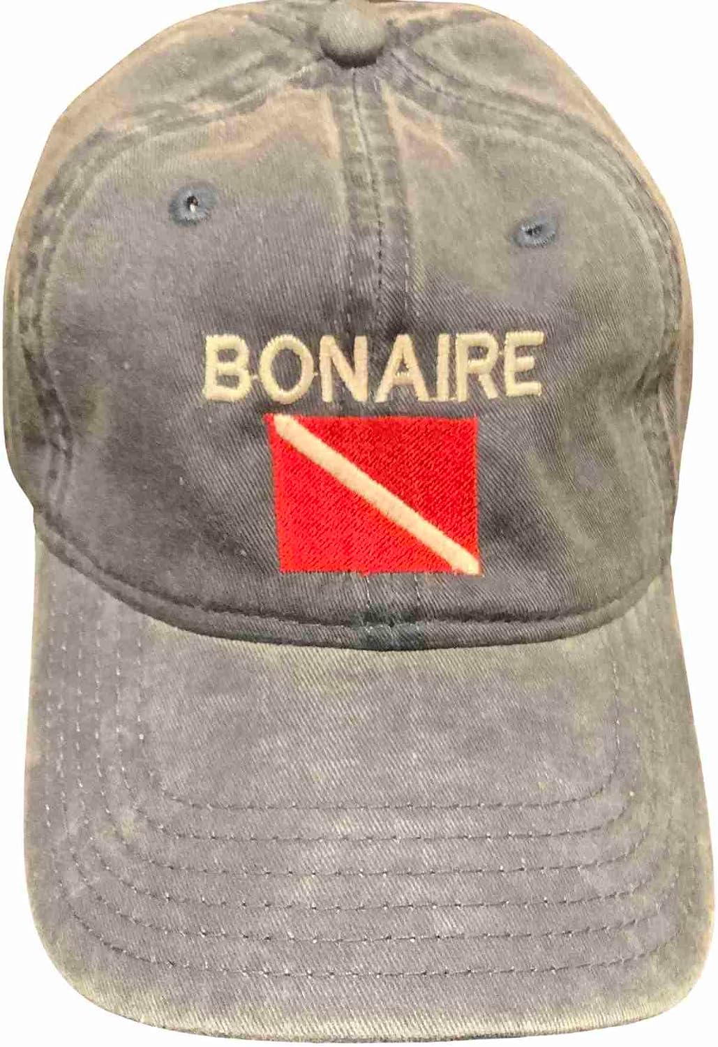 Bonaire Dive Hat - Embroidered Adjustable Scuba Diving Cap