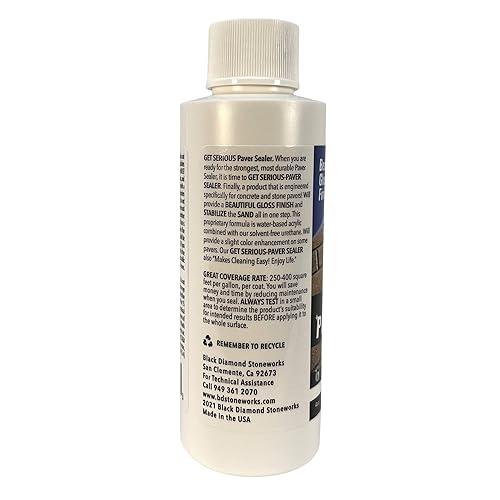 Miniatura 2 de GET SERIOUS - Sellador de pavimentador de hormigón súper fuerte y bloqueo de arena, todo en uno. Sellador de aspecto húmedo a base de agua para