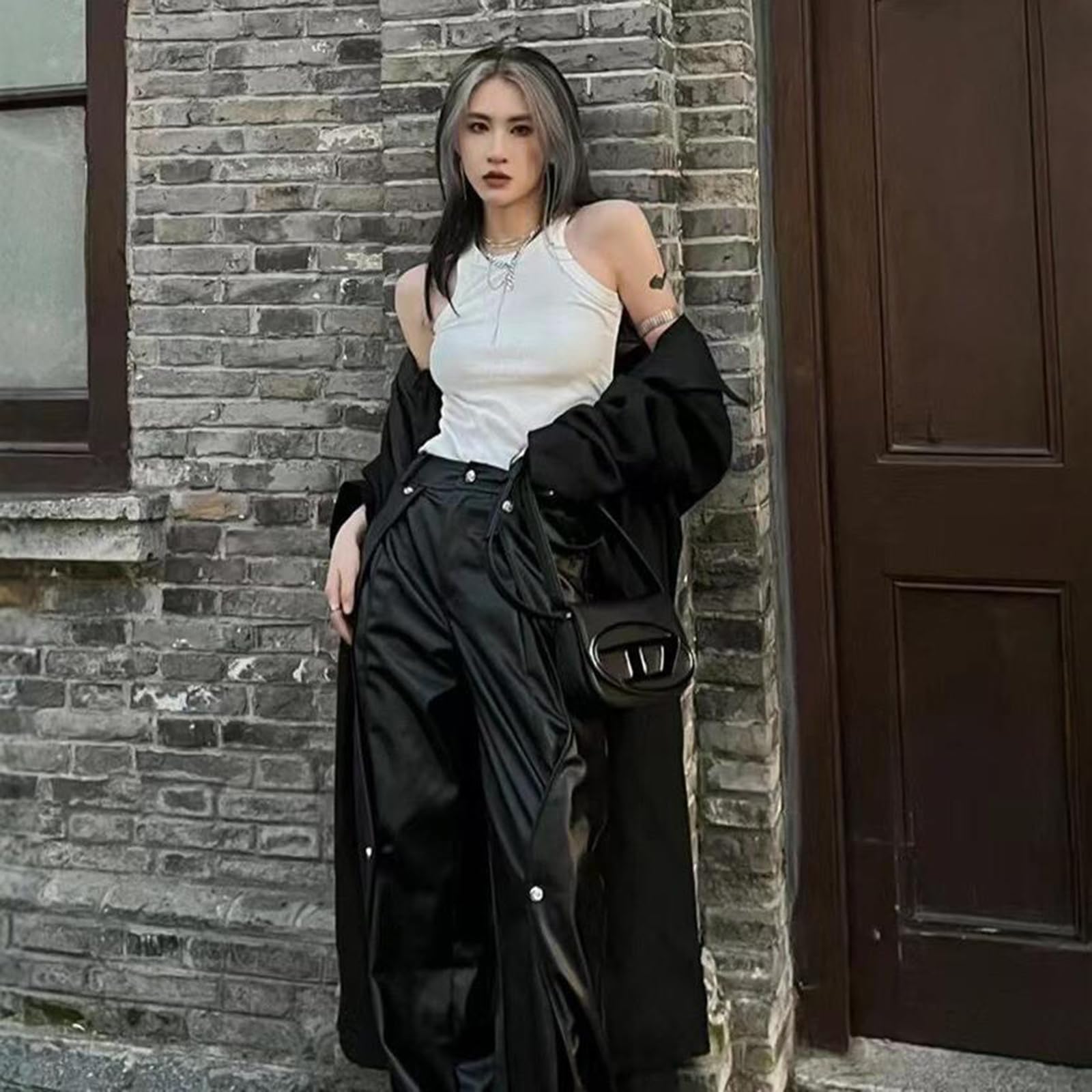 Borse Borsa da Donna di Lusso Leggero alla Moda A Tracolla E Versatile dal Design Nicchia per Gli Spostamenti Quotidiani-Bianco