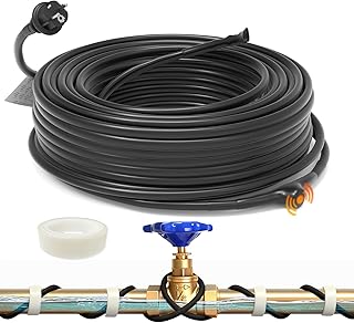 Heatit JHSF 1m, 2m, 4m, 8m, 12m, 14m, 18m, 24m, 36m Pre-Assembled Self-Regulating Pipe Heating Cable with Thermostat