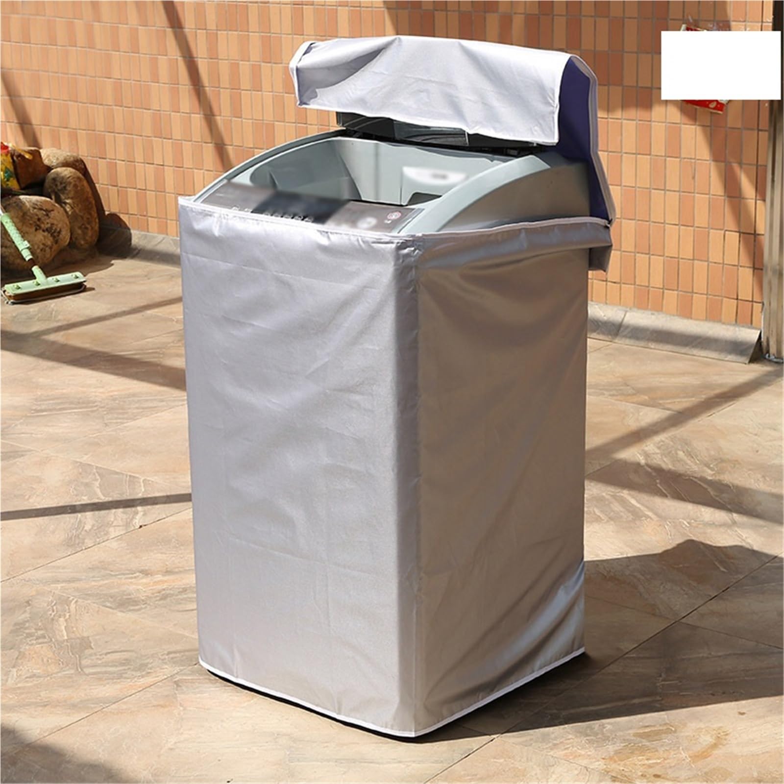 2 pezzi di copertura for asciugatrice impermeabile a prova sole, protettiva for la casa, for lavatrice in tessuto ispessito for per Interno