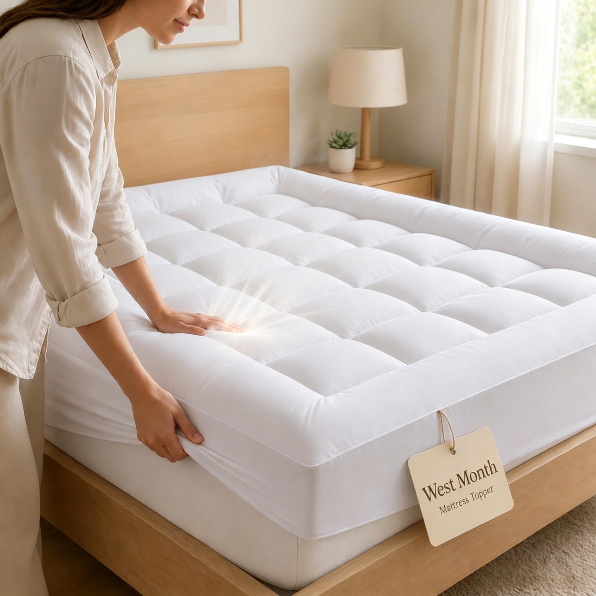 West Month Mattress Topper 1000 GSM