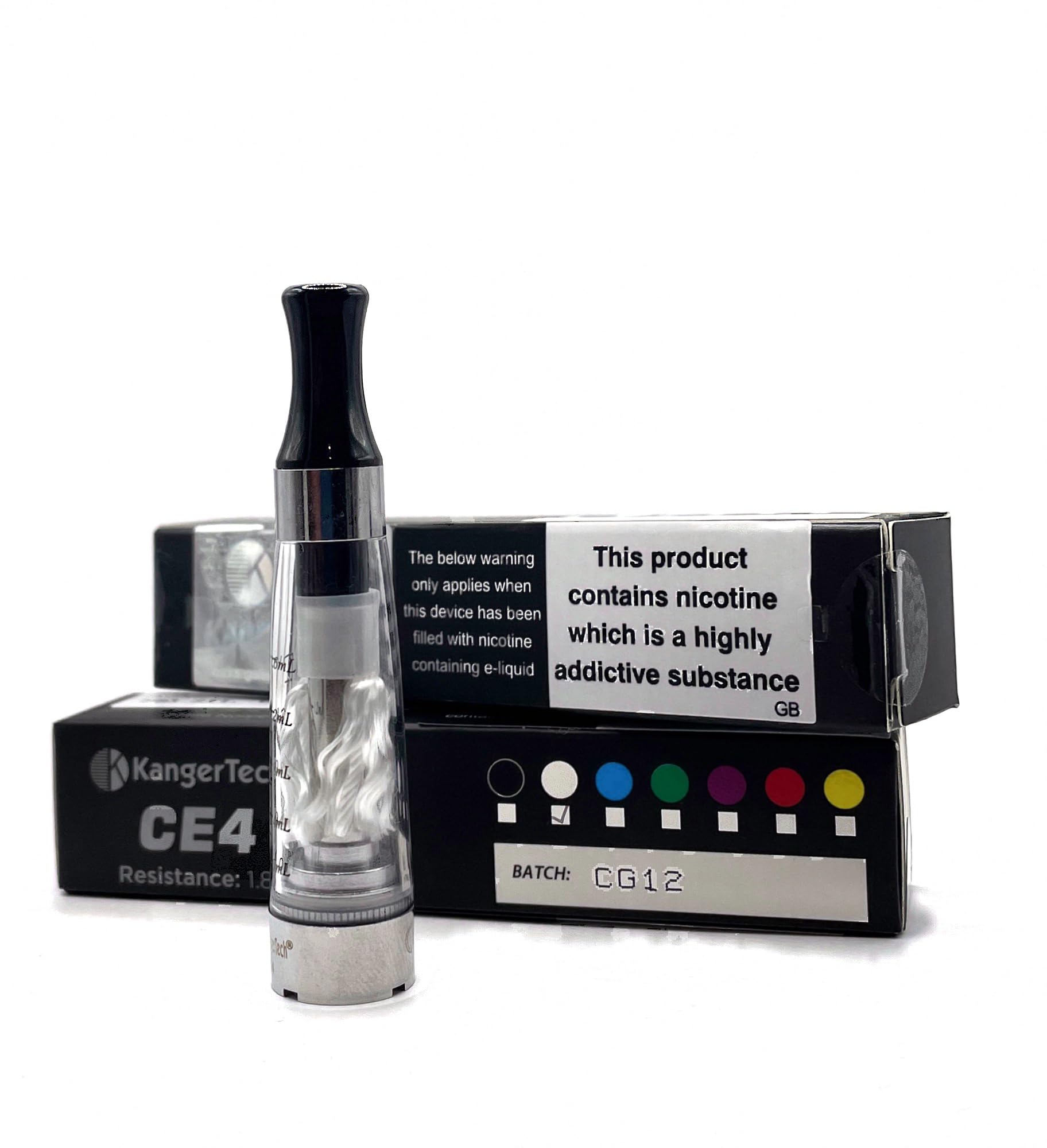 (2-Pack) Genuine Kangertech CE4 Clearomiser/Atomizer MTL Vape Tank