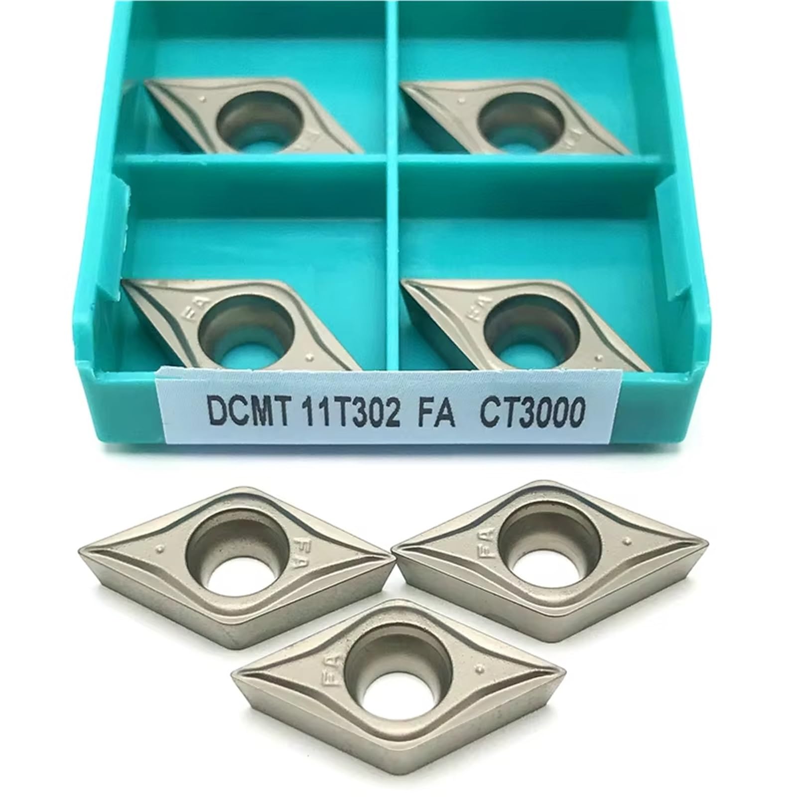Cermet-Drehwerkzeug, Dreheinsatz, CNC-Drehwerkzeuge(10PCS DCMT11T302-FA CT3000)