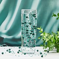 Vista 4 de Tondiamo 24 piezas de perlas artificiales para velas flotantes, perlas de imitación, guirnalda de cuentas, decoración de centro de mesa
