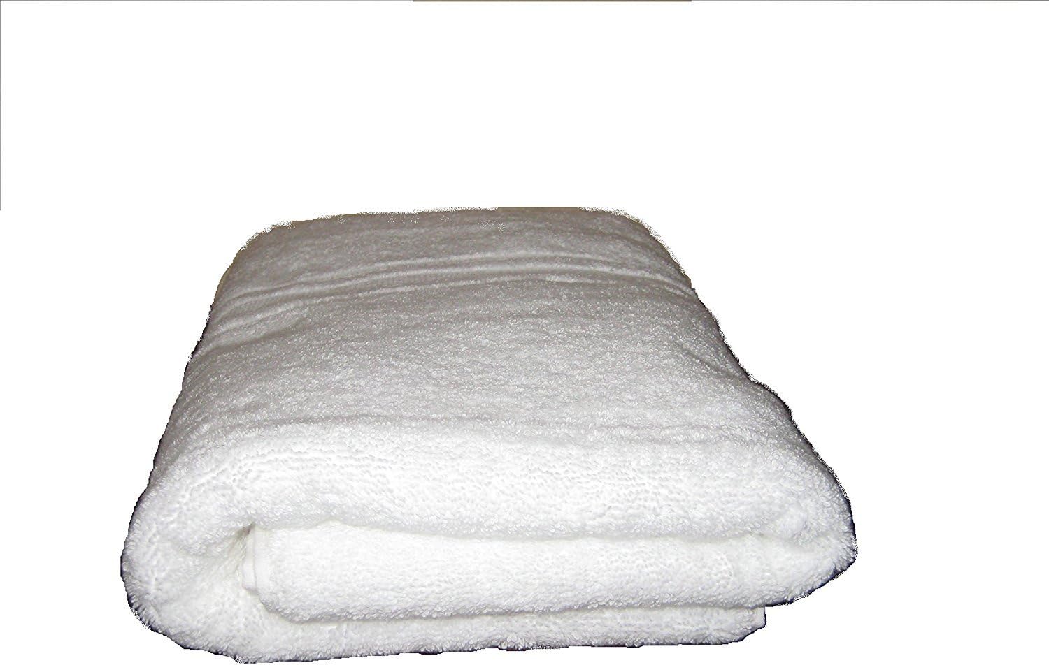Charisma Bath Towel100Percent Hygro Cotton, 30 X 58 in, White, 1