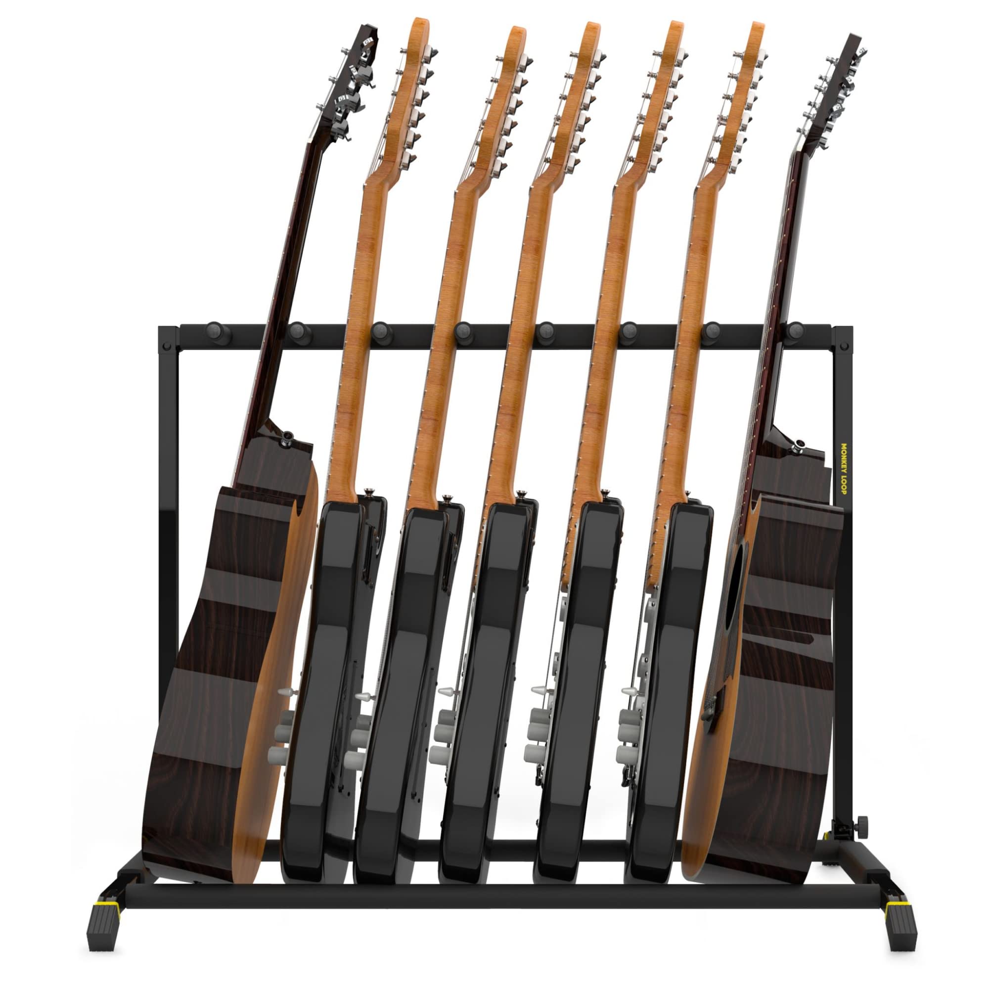 MONKEY LOOP Floor Prime 7 Soporte Suelo para 7 Guitarras