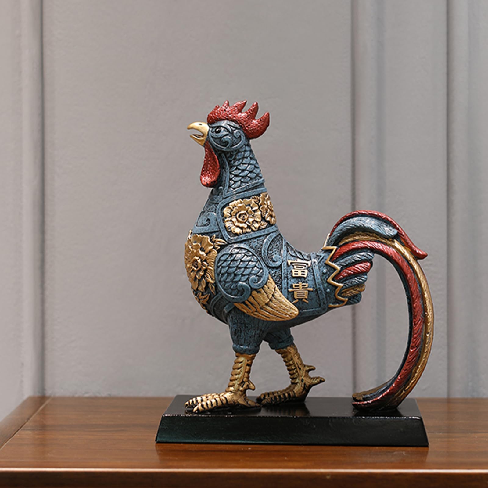 Amazon.co.jp: 鶏の置物 風水 金運 財運 厄除け 魔除け 風水アイテム