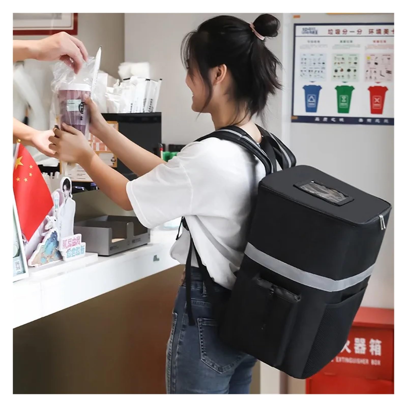 Glacière isotherme extra large de 35 L for aliments, sac à dos isotherme for conserver la fraîcheur et la livraison