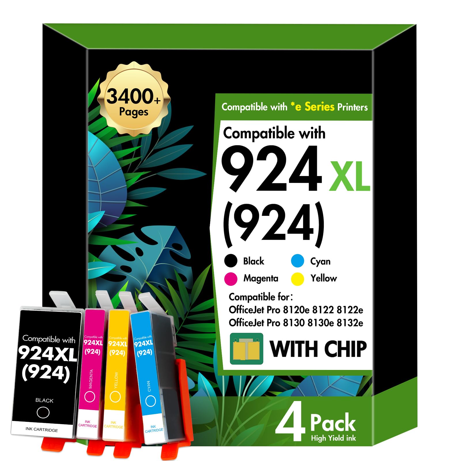5er-Pack TN241 TN245 Kompatible für Brother MFC 9332CDW Toner DCP 9022CDW MFC-9142 CDN DCP-9020CDW HL-3152CDW HL-3142CW MFC-9332CDW HL-3140CW TN241BK TN245C TN245Y TN245M