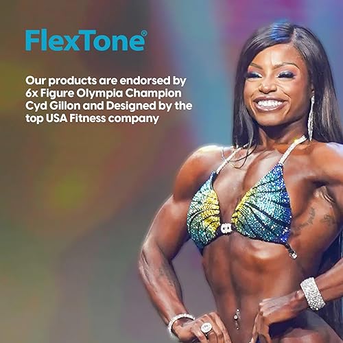 Miniatura 6 de FlexTone Estimulador de abdominales, tónico muscular para cinturón abdominal para hombres y mujeres, sistema estimulador eléctrico para fortalecer y