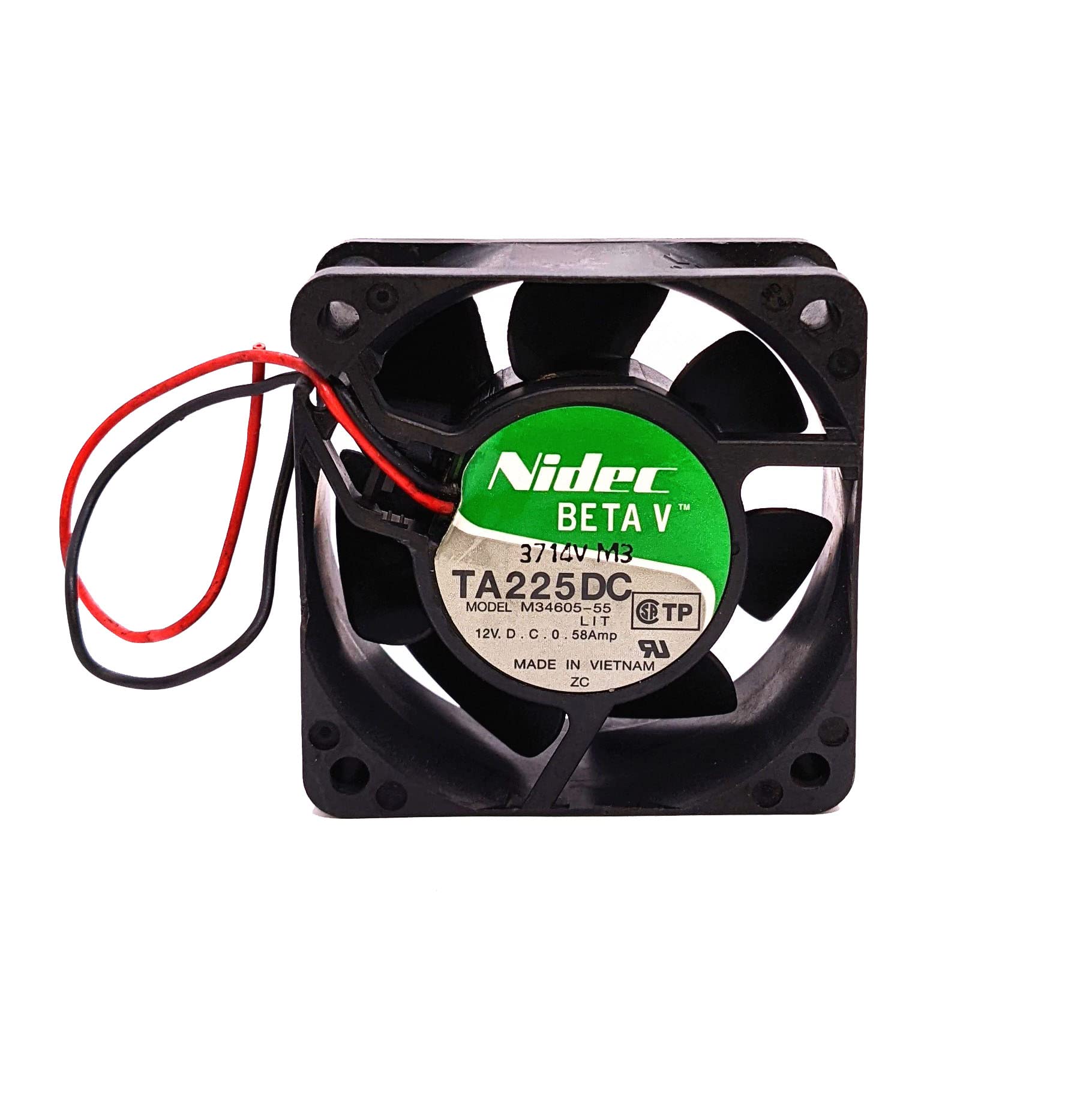 PGSA2Z M34605-55 60x60x25 MM 12V 0.58A 6800 RPM Brushless Air Cooling Fan (B09QMC459X) Amazon Price History, Amazon Price Tracker