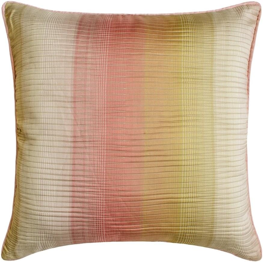 The HomeCentric Euro Sham Pillow Cover, Decorative Pink European Sham Covers 26x26 inch (65x65 cm) Jacquard Euro Pillow Cases, Ombre, Modern Euro Size Pillow Shams Easter - Fairytale