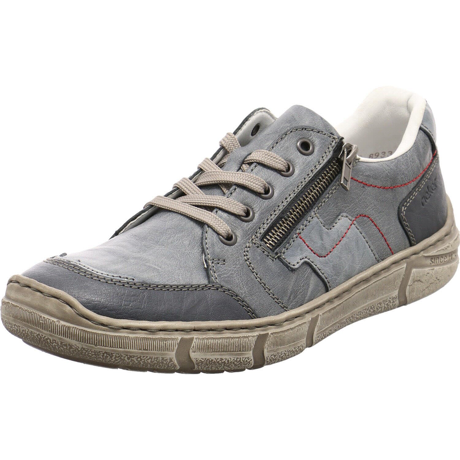Rieker Men's 04004 Lace Up Shoes, Blue, 9 UK