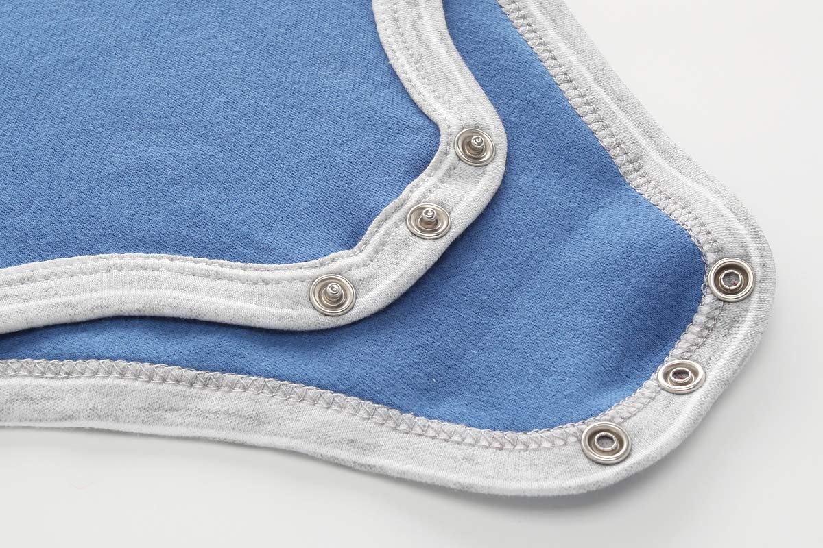 Kiddiezoom Baby Bodysuit Newborn Short Sleeve baby One-Piece Cotton 5-Pack baby clothes - Image 4