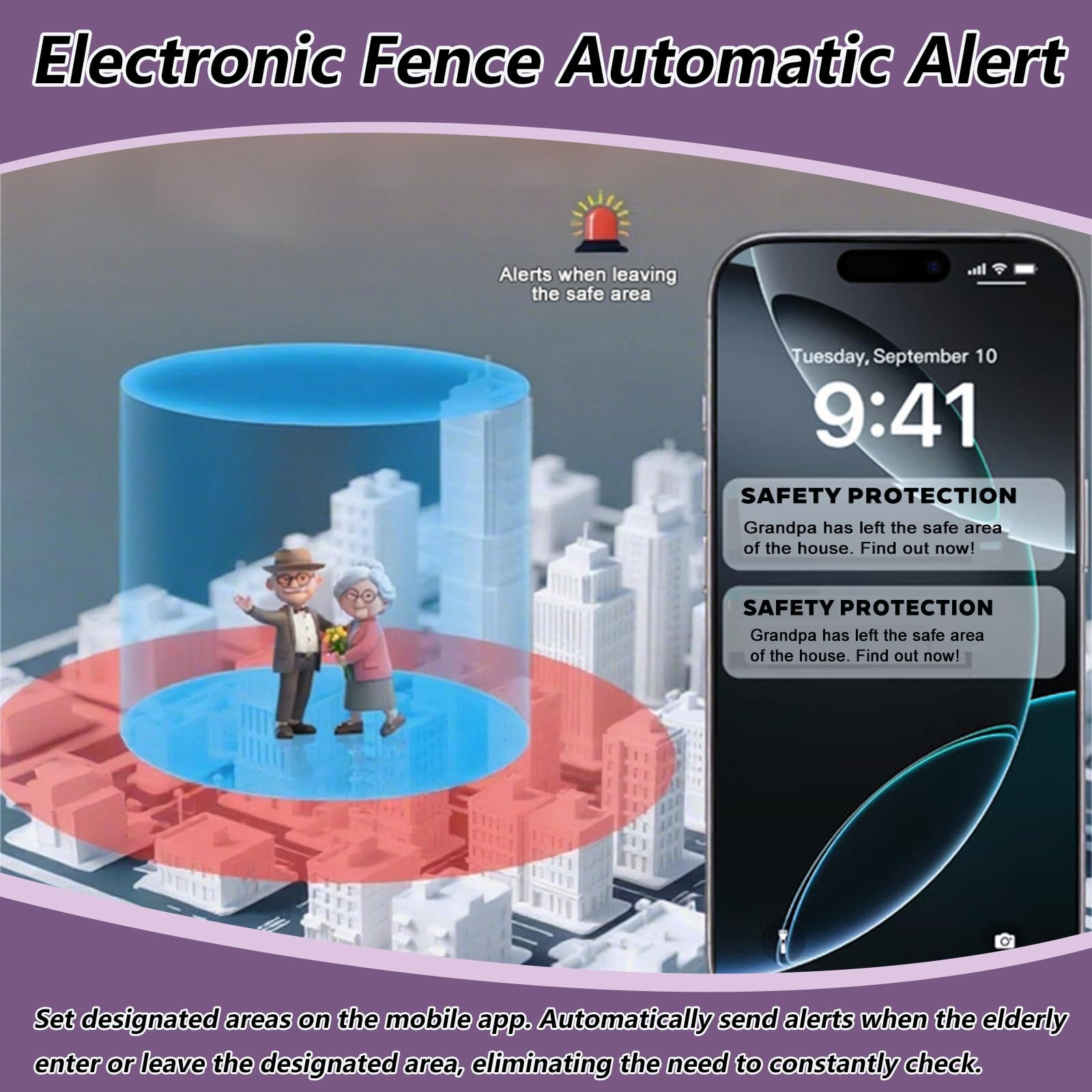Reloj inteligente de detección de caídas para personas mayores, botón de llamada SOS de emergencia, videollamada, contador de pasos, geo-valla, dispositivo de alarma para ancianos