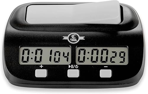 Miniatura 2 de Chess Armory Juego de ajedrez de madera de 15 pulgadas y reloj de ajedrez para niños y adultos