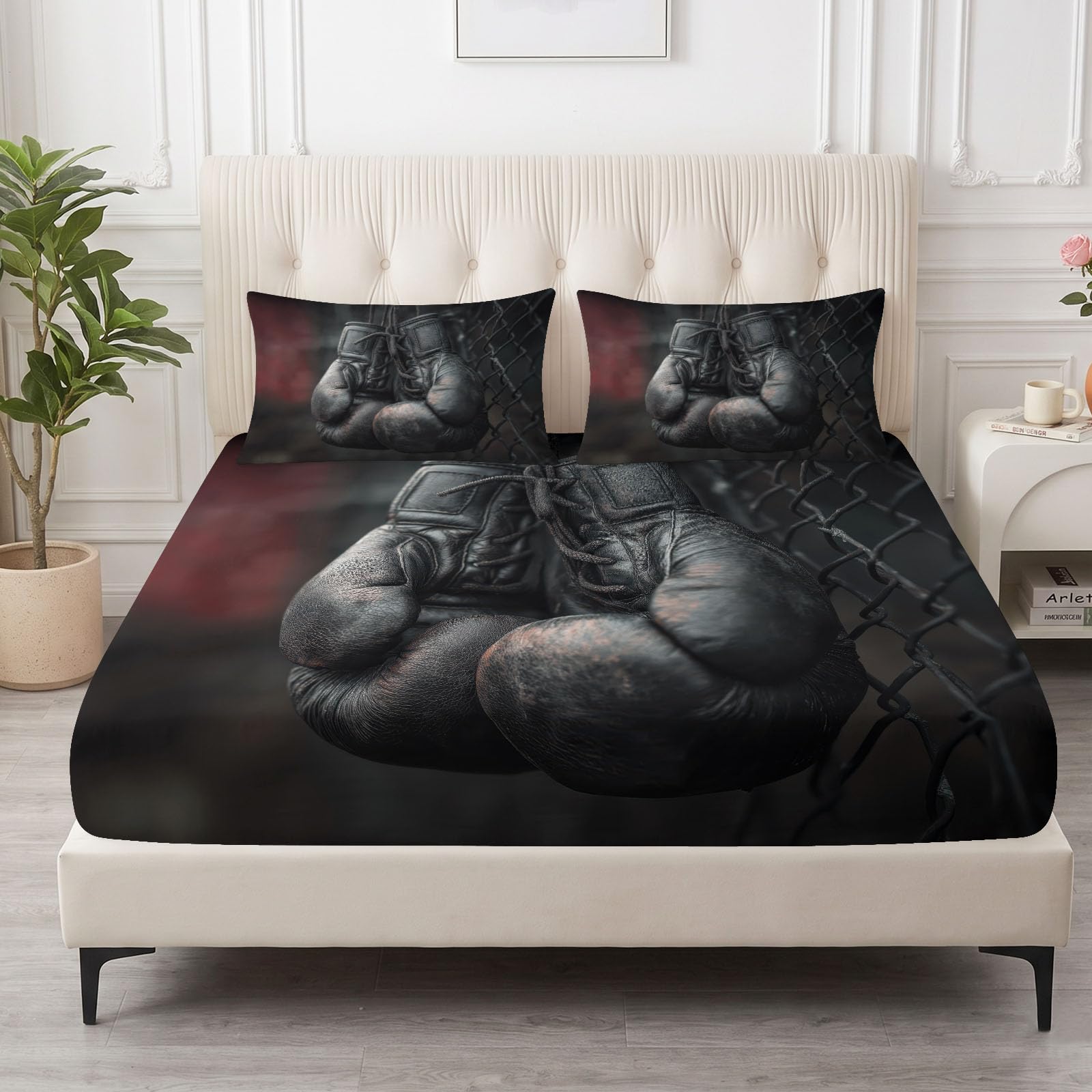 Lenzuolo con angoli elasticizzati, 90 x 200 cm, moderno e sportivo