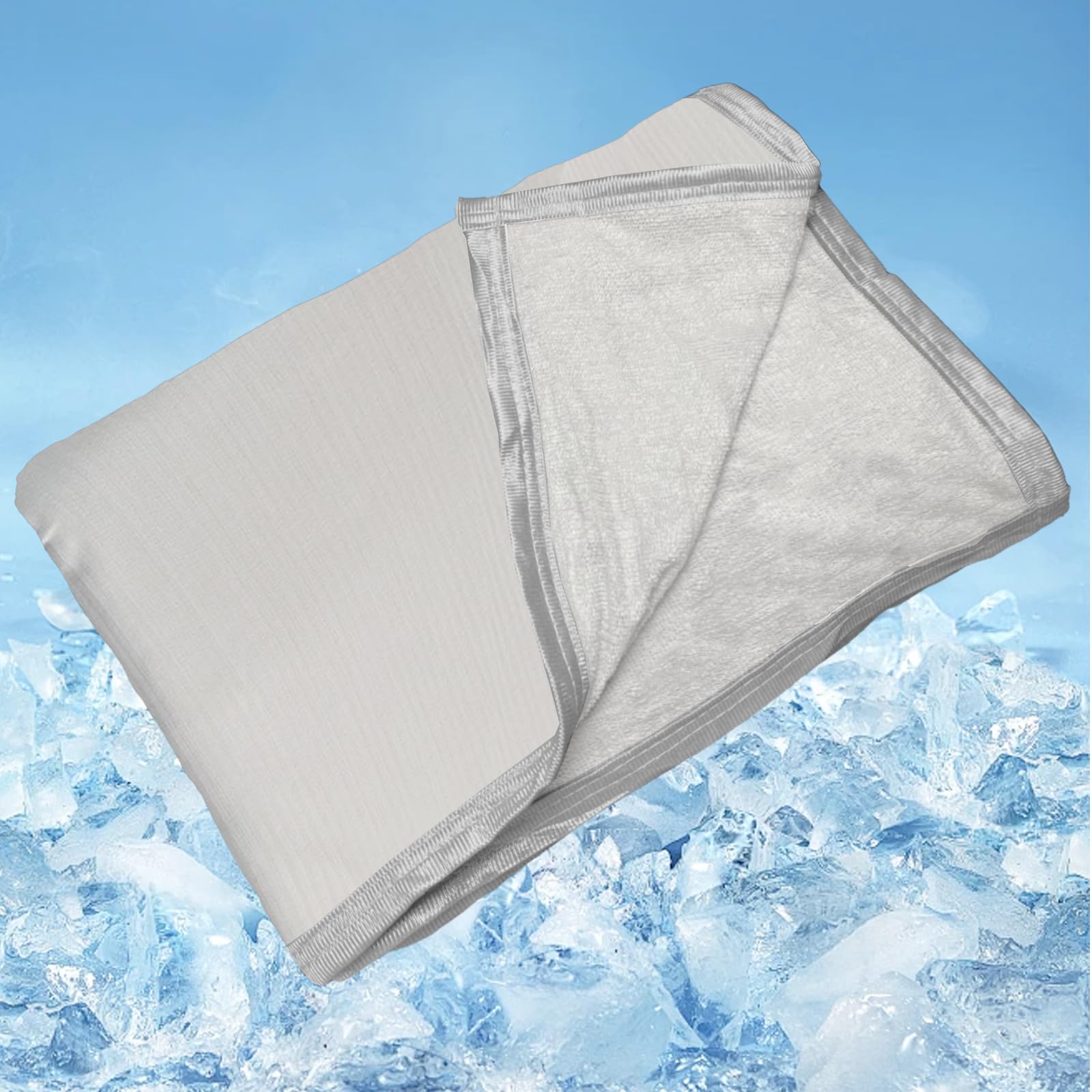 Couverture rafraîchissante d'été 2 en 1 double face pour lit et canapé 150x200cm