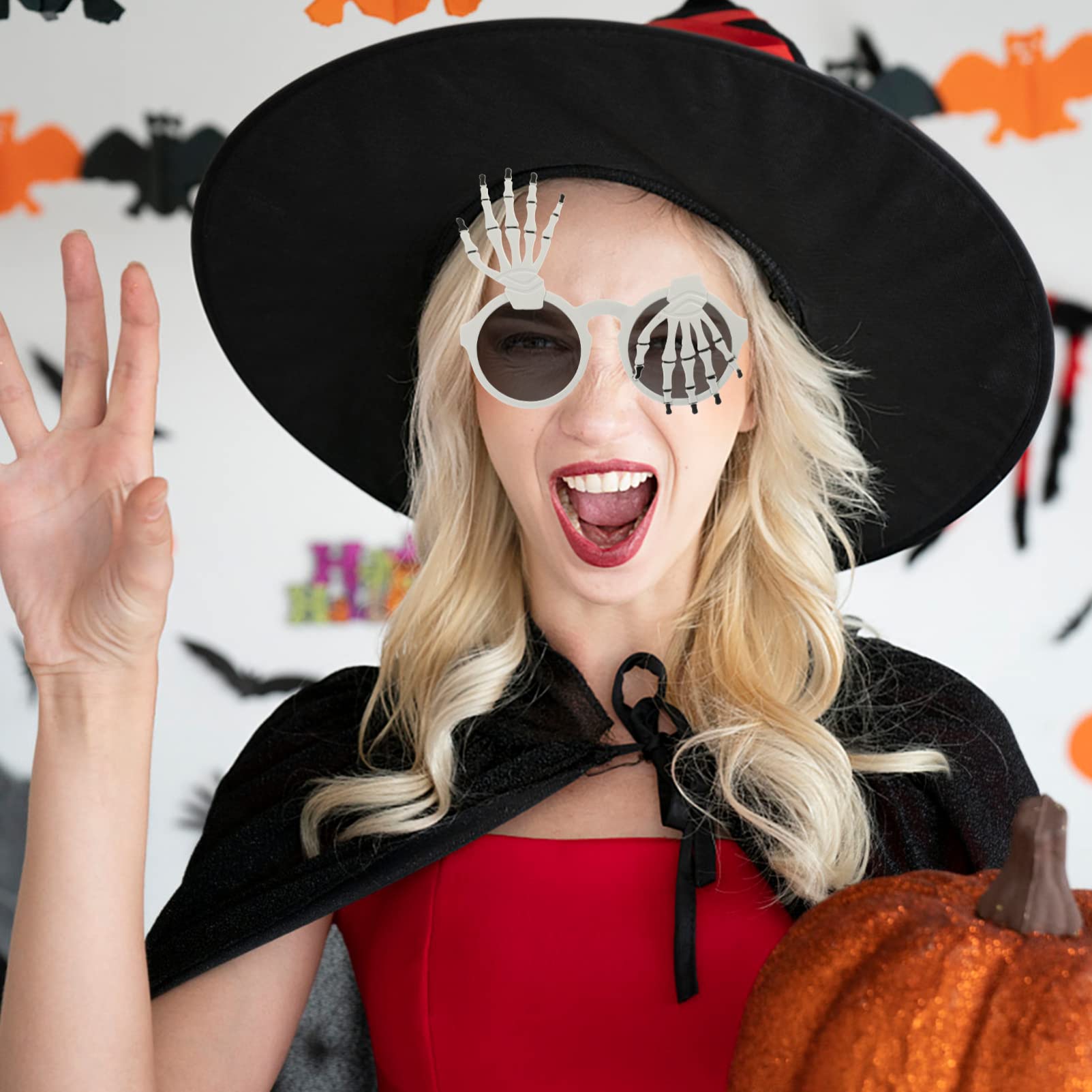 BESTYASH Gafas De Halloween Disfraz Halloween Disfraces Halloween Favores De Fiesta Gafas De Sol Gafas De Protección Accesorio Para Foto Vasos De Caca Para Disfrazarse
