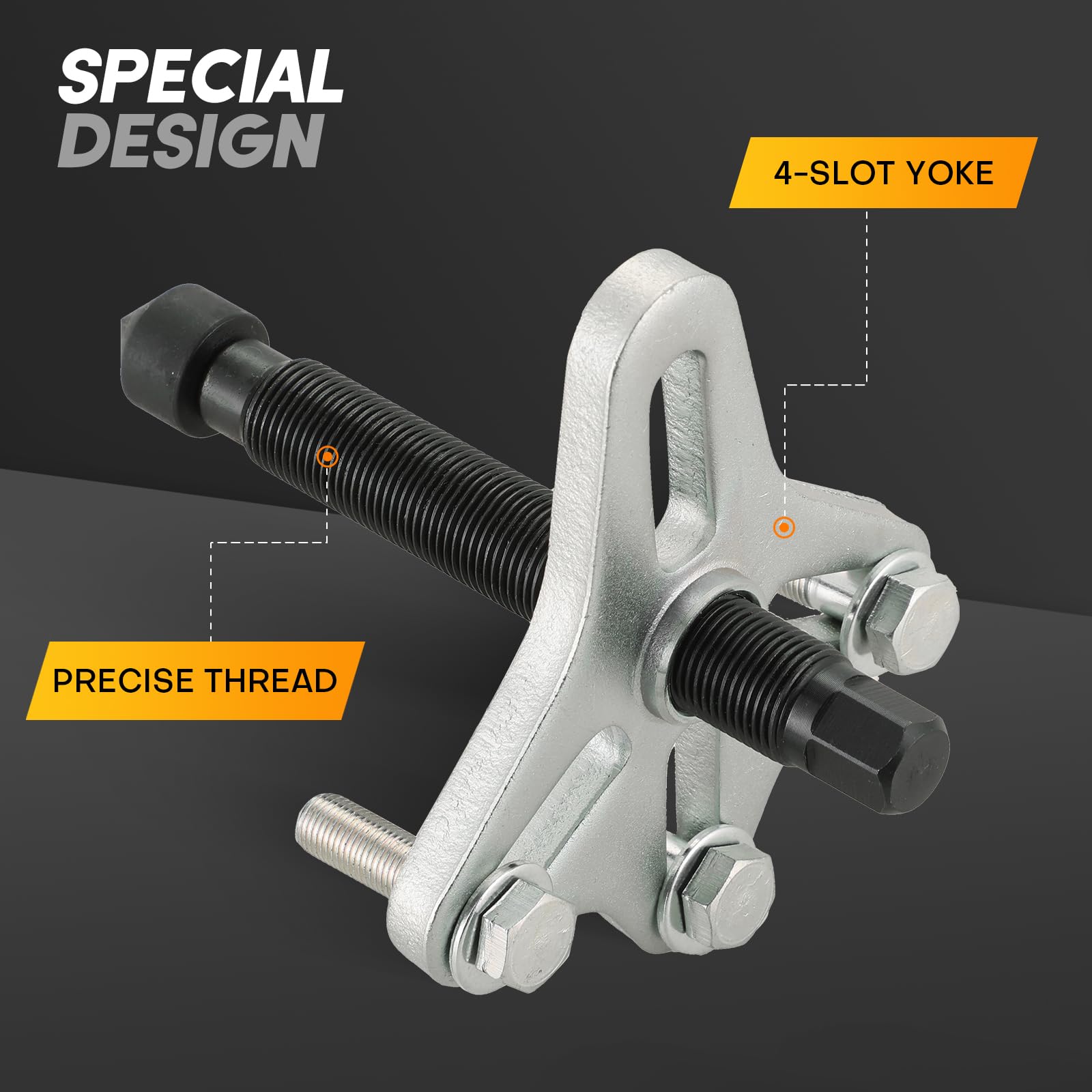 Juego de extractores de equilibrio armónico de 46 piezas, extractor de volante completo, kit de extractor de volante automotriz, extracción de polea del cigüeñal, extractor de engranajes,