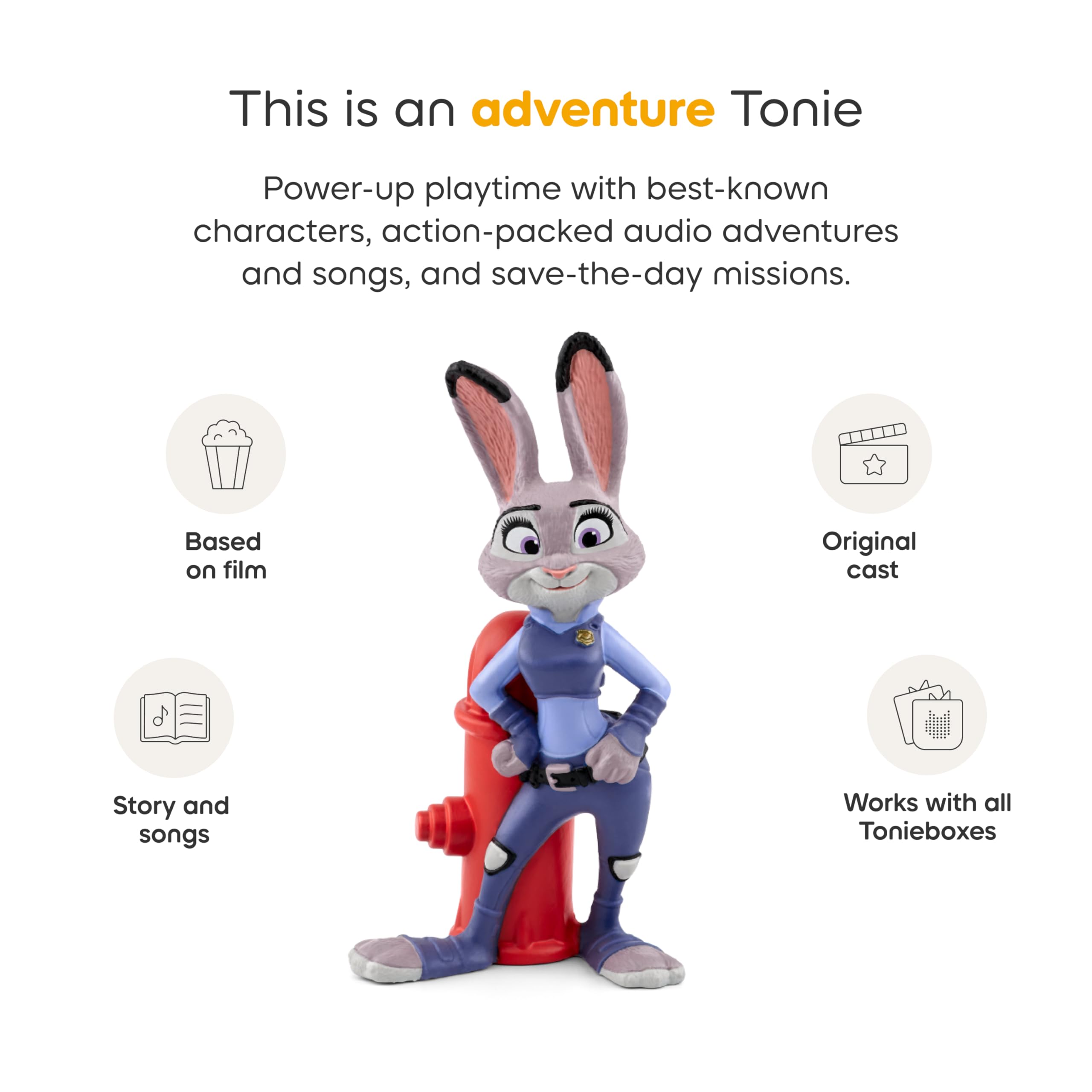 Amazon.com: Tonies Judy Hopps Audio Toy Figurine from Disney's