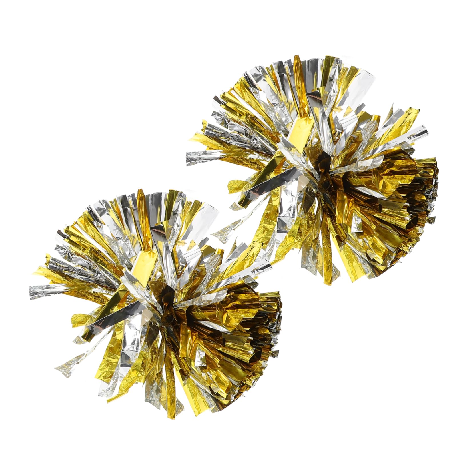 Totority Cheerleader Pom Poms 4 Pack Sparkling for Boys and Girls Women Cheerleading Games Sports Events Stage Shows