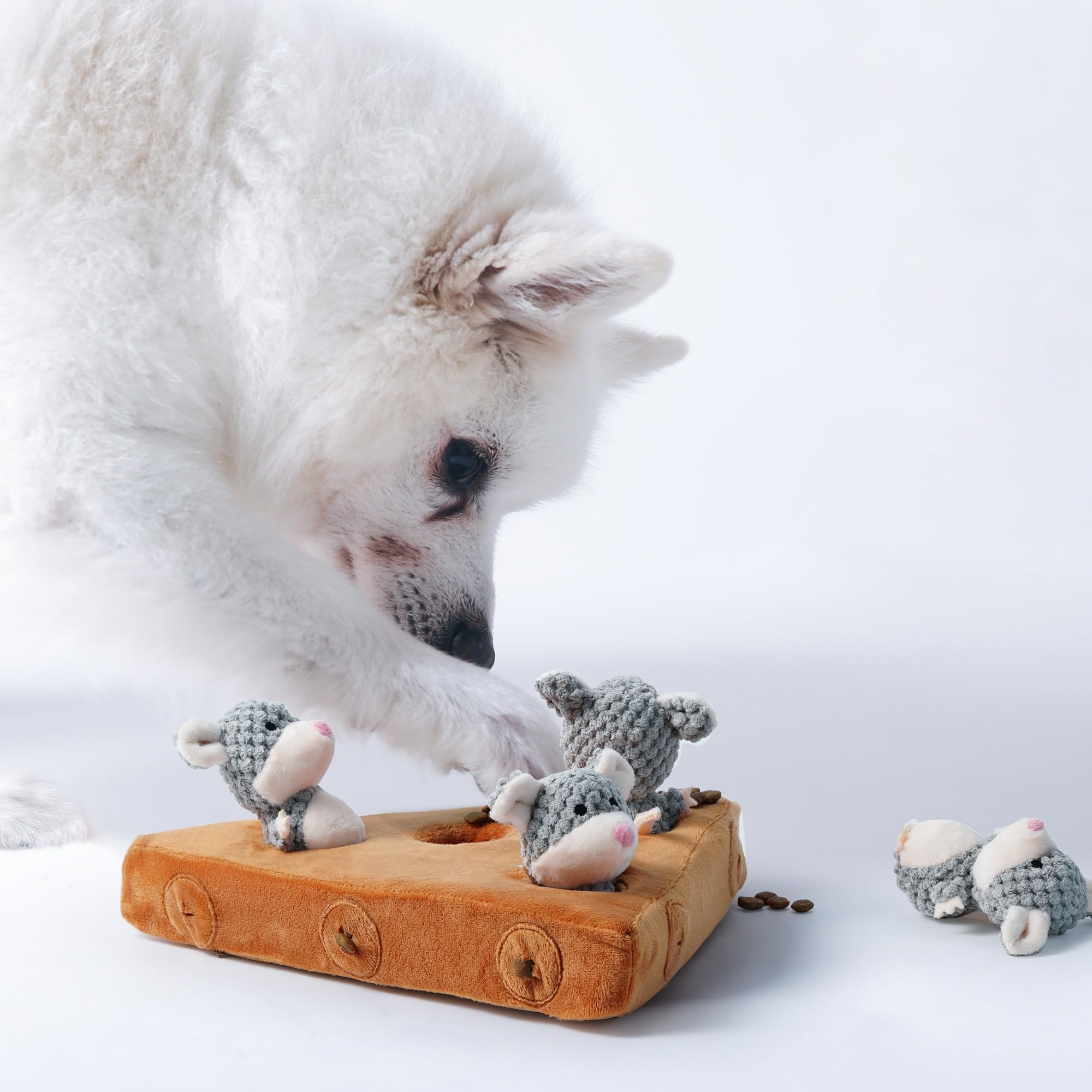 Amazon | Nocciola ネズミ 犬 おもちゃ 音が鳴る ぬいぐるみ 小型犬