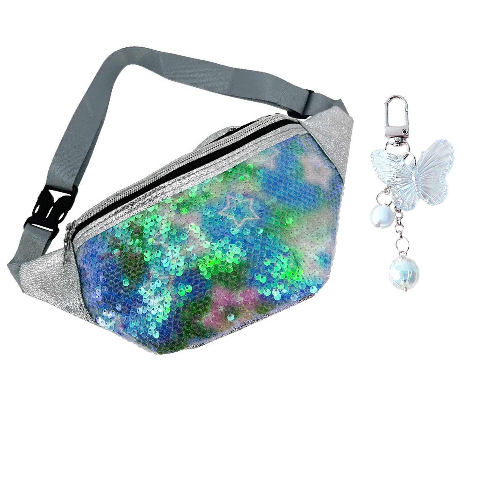 AGTOWM Bolsas Holográficas, 100 Rosa Bolsas Reutilizables Herméticas, Almacenamiento, Pouch
